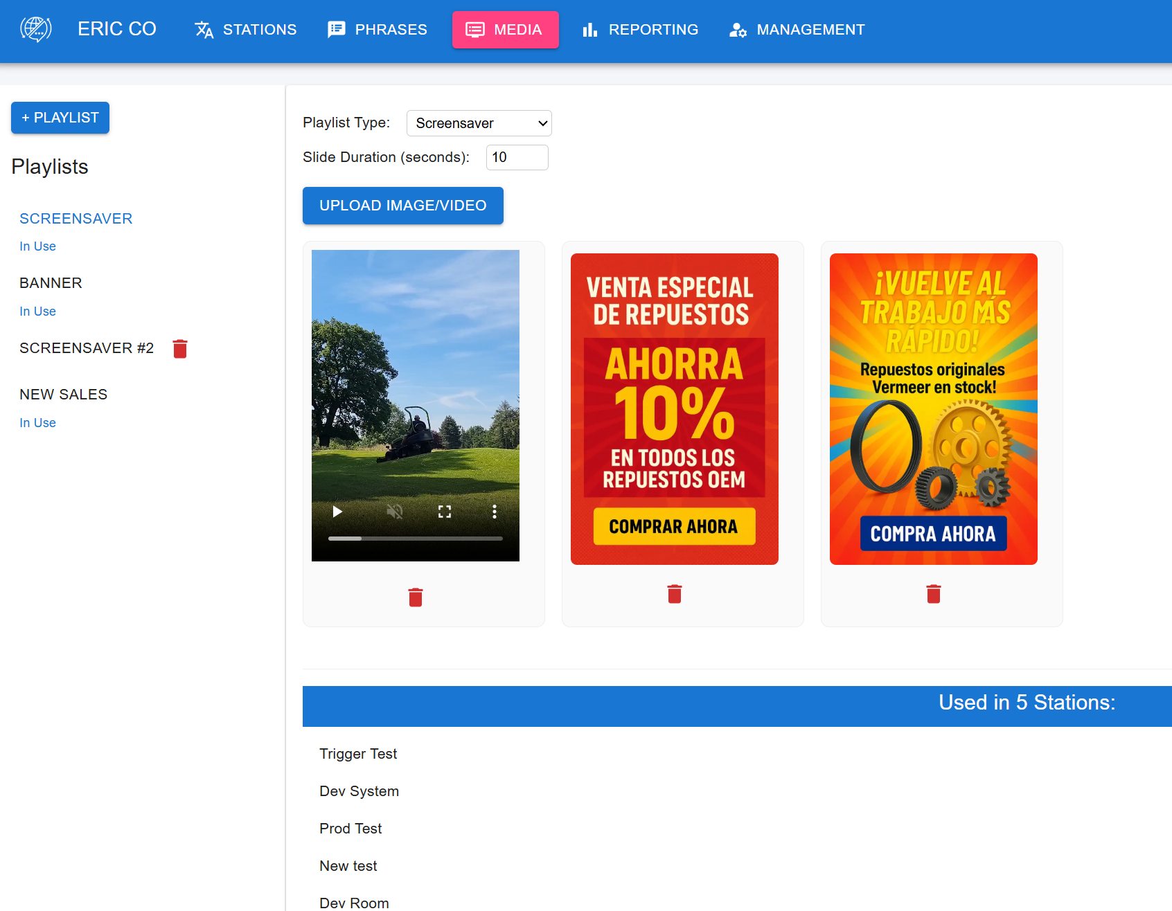 Multi-Language Media Playlists